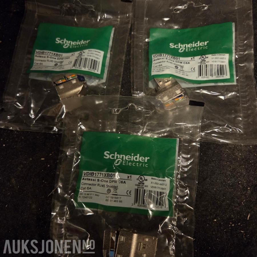 Elektromateriell (kraft, belysning, automasjon, nettverk, VVS-styring, installasjon)